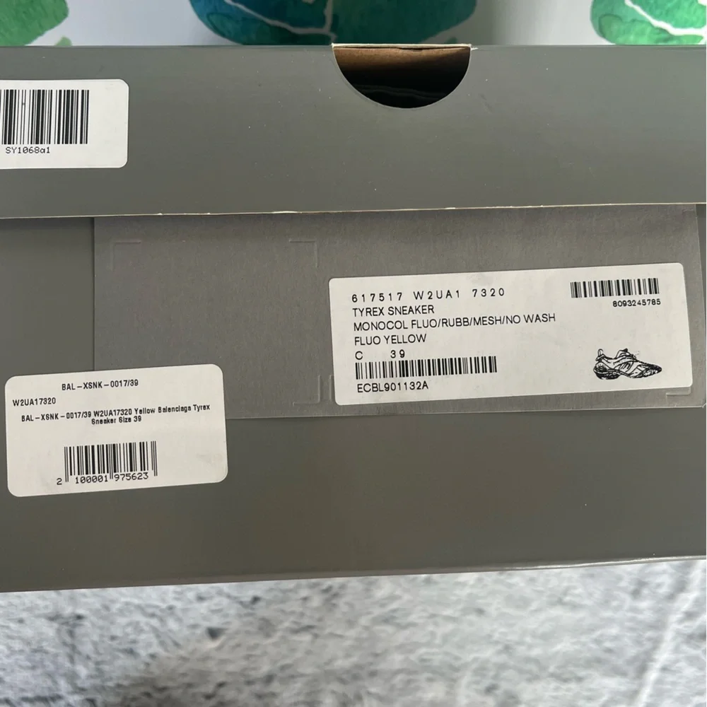 Balenciaga Tyrex Sneakers in Neon Yellow and Black - Picture 13 of 15